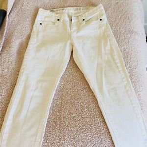 Madewell White Skinny Jeans